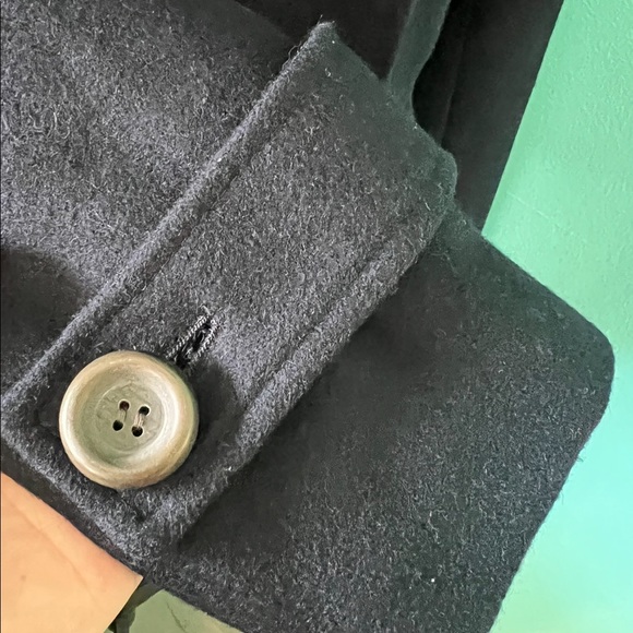 dELIA’S Wool Coat with Faux Fur hood - Picture 12 of 13